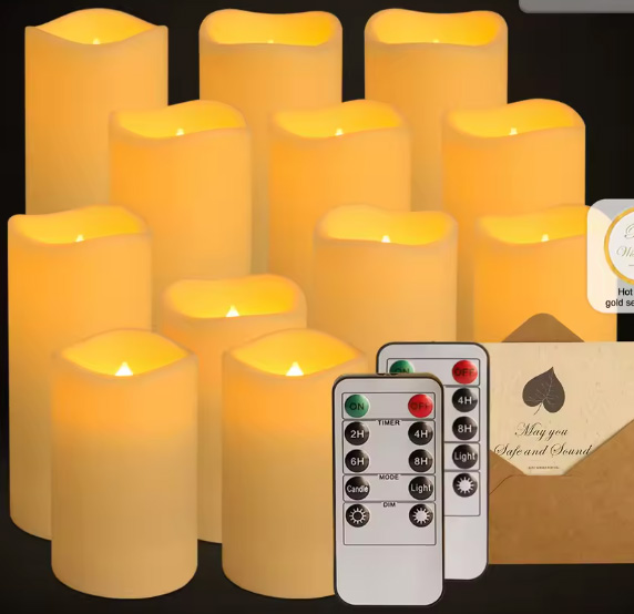 Bougies plastique extérieur